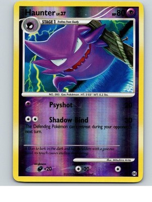 Haunter 42/99 Uncommon Arceus Pokemon Reverse Holo Near Mint