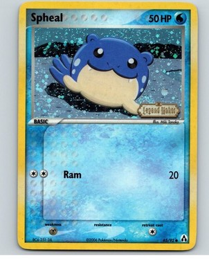 Spheal 65/92 Common Legend Maker Pokemon Reverse Holo Near Mint