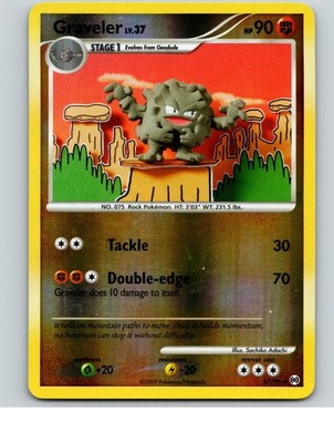 Graveler 37/99 Uncommon Arceus Pokemon Reverse Holo Near Mint