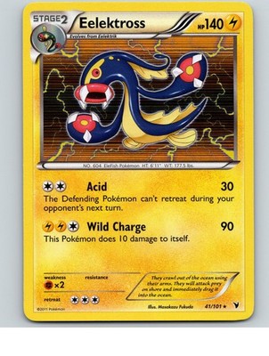 Eelektross 41/101 Holo Rare Noble Victories Pokemon Near Mint