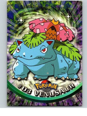 Venusaur #3 Topps TV Animation Pokemon Near Mint