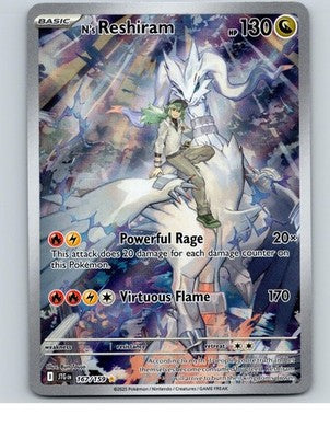 N's Reshiram 167/159 Illustration Rare Journey Together Pokemon Holo Near Mint