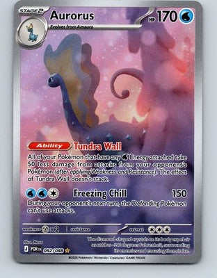 Aurorus 092/088 Holo Illustration Rare Perfect Order Pokemon Near Mint