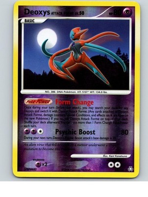 Deoxys Attack Forme 24/146 Rare Legends Awakened Pokemon Reverse Holo LP