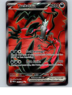 Yveltal ex 105/088 Ultra Rare Perfect Order Pokemon Holo Near Mint
