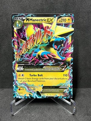 M Manectric EX 24/119 Holo EX Rare Phantom Forces Pokemon Moderately Played