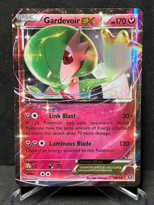 Gardevoir EX 78/114 Holo EX Rare Steam Siege Pokemon Near Mint