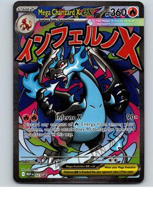 Mega Charizard X ex 023 Holo Promo ME: Mega Evolution Promo Pokemon Near Mint