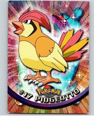 Pidgeotto #17 Topps Trading Cards Series 1 Pokemon Near Mint