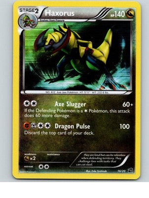 Haxorus 16/20 Holo Rare Dragon Vault Pokemon Near Mint
