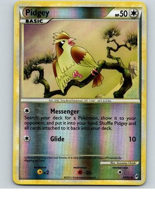 Pidgey 67/95 Common Call of Legends Pokemon Reverse Holo Near Mint