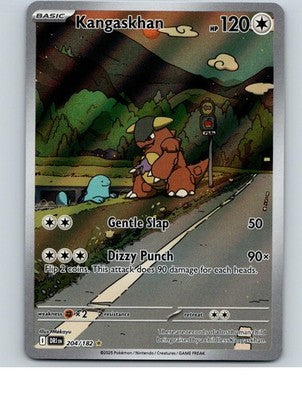 Kangaskhan 204/182 Illustration Rare Destined Rivals Pokemon Holo Near Mint
