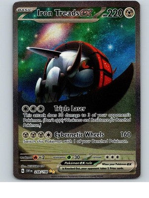 Iron Treads ex 248/198 Scarlet & Violet Pokemon Holo NM