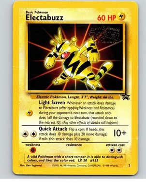 Electabuzz 2 Promo Wizards Black Star Promos Pokemon Moderately Played