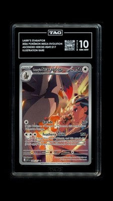 Larry's Staraptor 249/217 Illustration Rare Pokemon TAG 10 Gem Mint