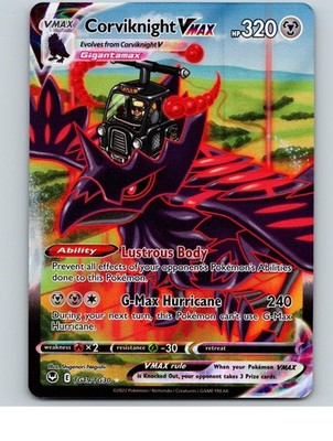 Corviknight VMAX TG19/TG30 Holo Silver Tempest Trainer Gallery Pokemon NM