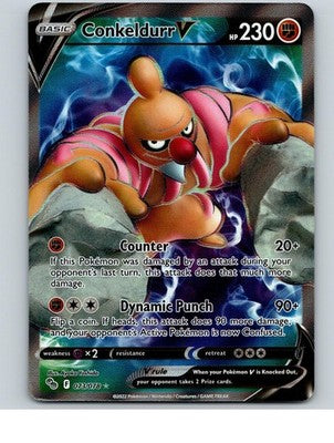 Conkeldurr V 073/078 Ultra Rare Pokemon GO Pokemon Holo Near Mint