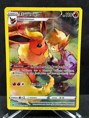 Flareon TG01/TG30 Holo Brilliant Stars Trainer Gallery Pokemon NM
