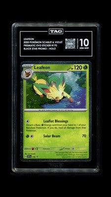 Leafeon 170 Holo Pokemon TAG 10 Gem Mint