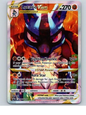 Lucario VSTAR SWSH291 Holo Promo Sword & Shield Promo Pokemon Near Mint