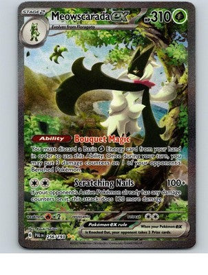 Meowscarada ex 256/193 Special Illustration Rare Paldea Evolved Pokemon Holo NM