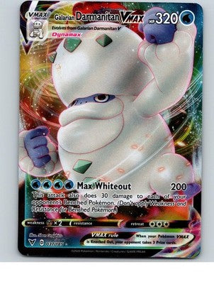Galarian Darmanitan VMAX 037/185 Holo VMAX Rare Vivid Voltage Pokemon Near Mint
