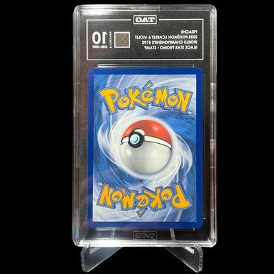 Pokémon Pikachu 190 World Championships 2024 Stamped Promo TAG 10