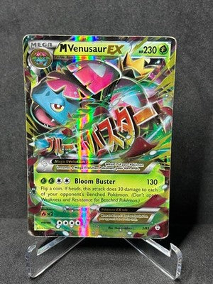 M Venusaur EX 2/83 Holo EX Rare Generations Pokemon Heavily Played