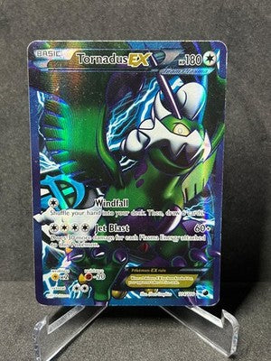 Tornadus EX 114/116 Ultra Rare Plasma Freeze Pokemon Holo Heavily Played