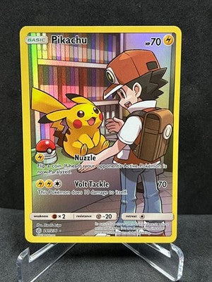 Pikachu 241/236 Secret Rare Cosmic Eclipse Pokemon Holo Near Mint