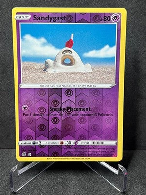 Sandygast 081/192 Common Rebel Clash Pokemon Reverse Holo Near Mint