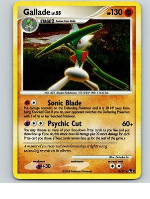 Gallade 6/132 Holo Rare Secret Wonders Pokemon Moderately Played
