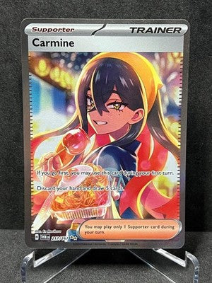 Carmine 217/167 Special Illustration Rare Twilight Masquerade Pokemon Holo NM