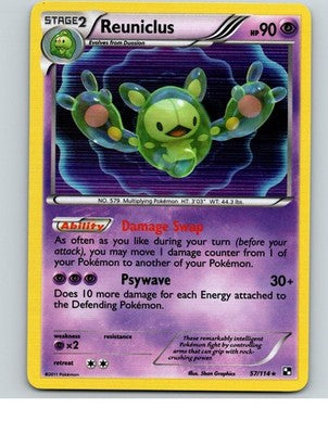 Reuniclus 57/114 Holo Rare Black & White Pokemon Near Mint