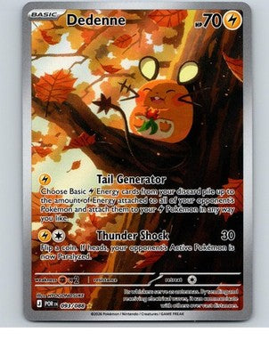 Dedenne 093/088 Holo Illustration Rare Perfect Order Pokemon Near Mint