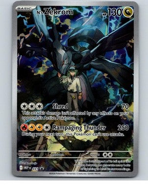 N's Zekrom 031 Holo Promo ME: Mega Evolution Promo Pokemon Near Mint