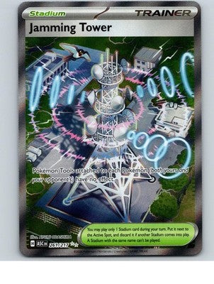 Jamming Tower 261/217 Ultra Rare Ascended Heroes Pokemon Holo Near Mint
