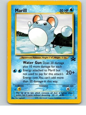 Marill 29 Promo Wizards Black Star Promos Pokemon Lightly Played