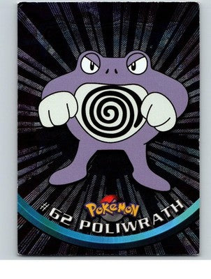 Poliwrath #62 Topps Trading Cards Series 1 Pokemon Near Mint Chrome