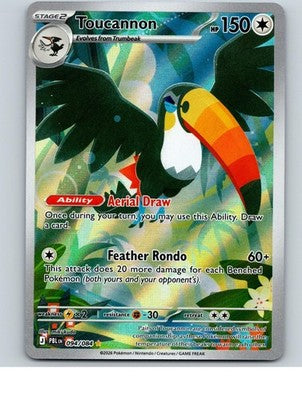Toucannon 094/084 Illustration Rare Pitch Black Pokemon Holo Near Mint