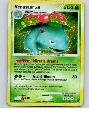 Venusaur 20/132 Holo Rare Secret Wonders Pokemon Moderately Played