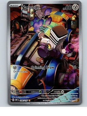 Varoom 206/197 Illustration Rare Obsidian Flames Pokemon Holo Near Mint
