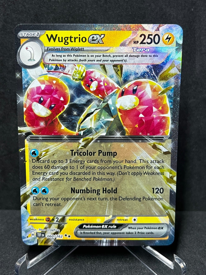 Pokemon Wugtrio ex 060/162 SV05 Temporal Forces Near Mint