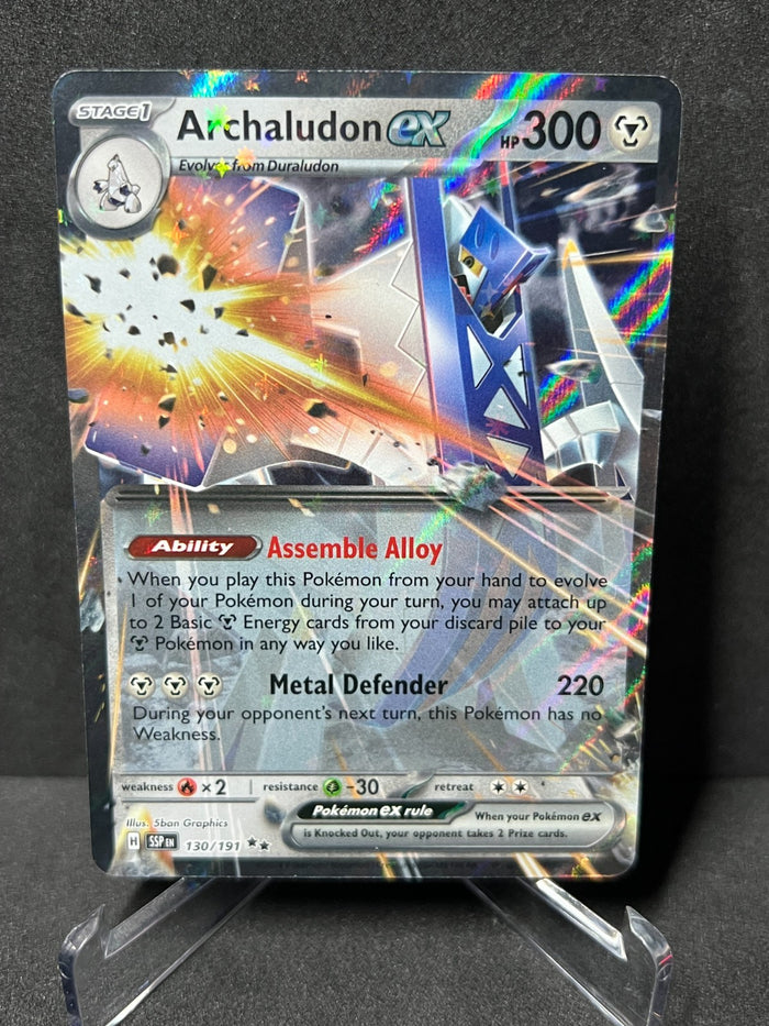 Pokémon Archaludon Ex 130/191 Surging Sparks Near Mint