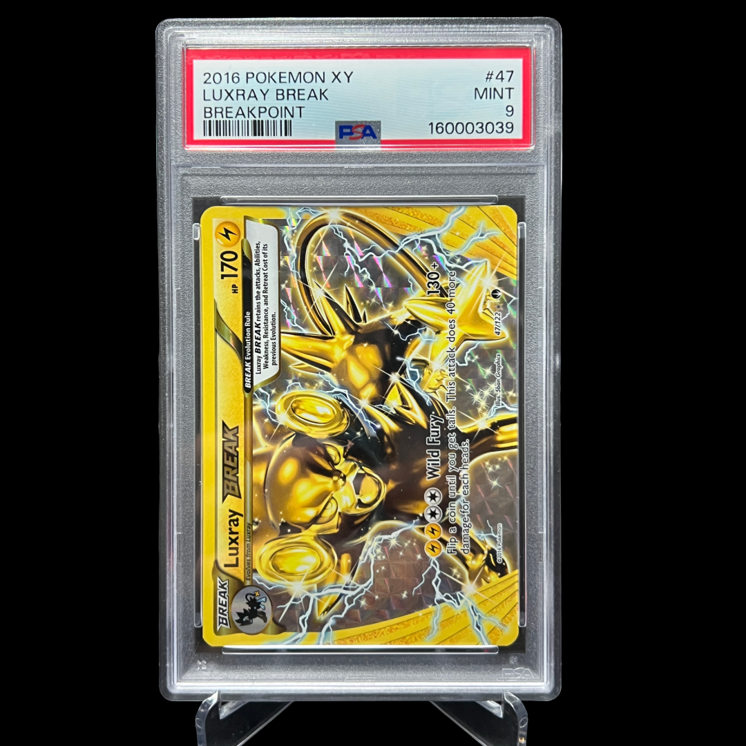 Luxray Break 47/122 Breakpoint Pokemon PSA 9